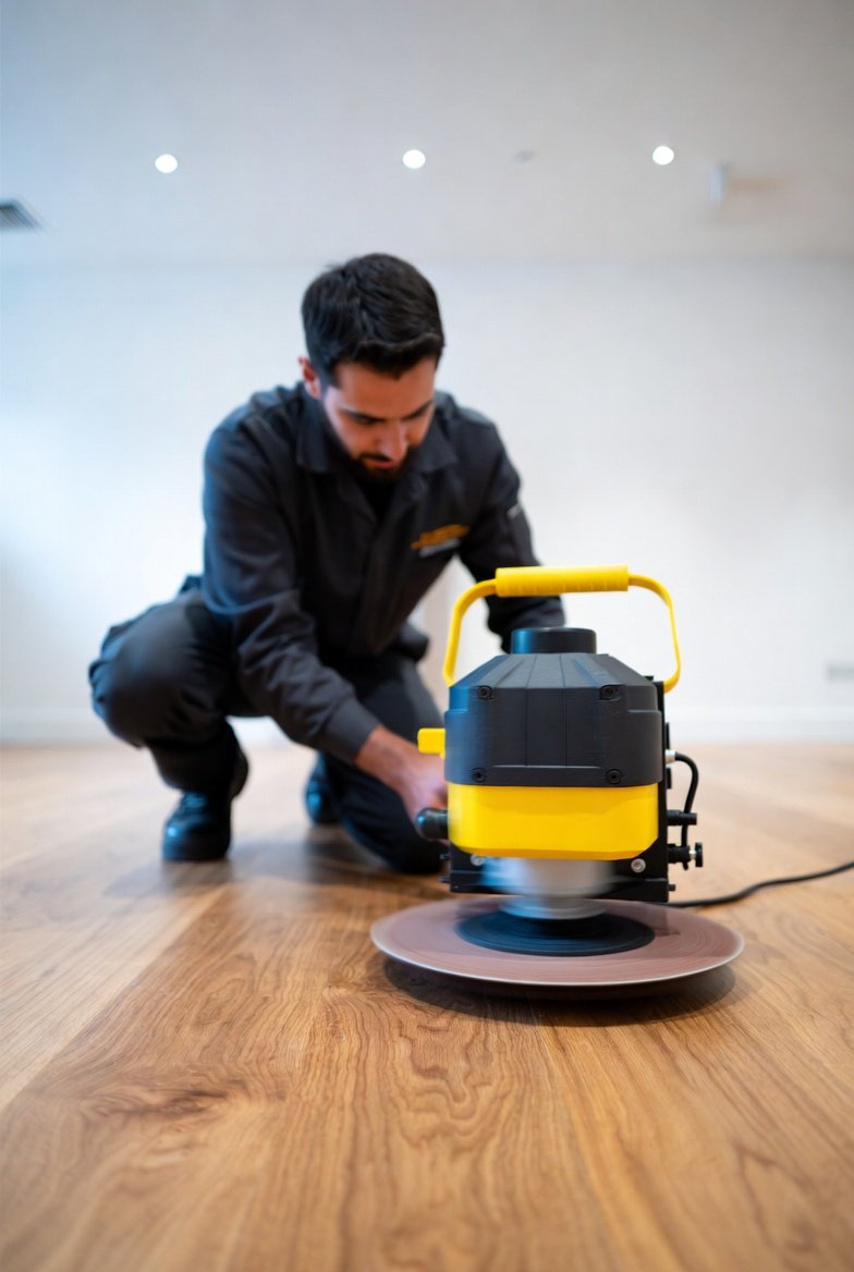 Dust-Free Timber Floor Sanding in Action